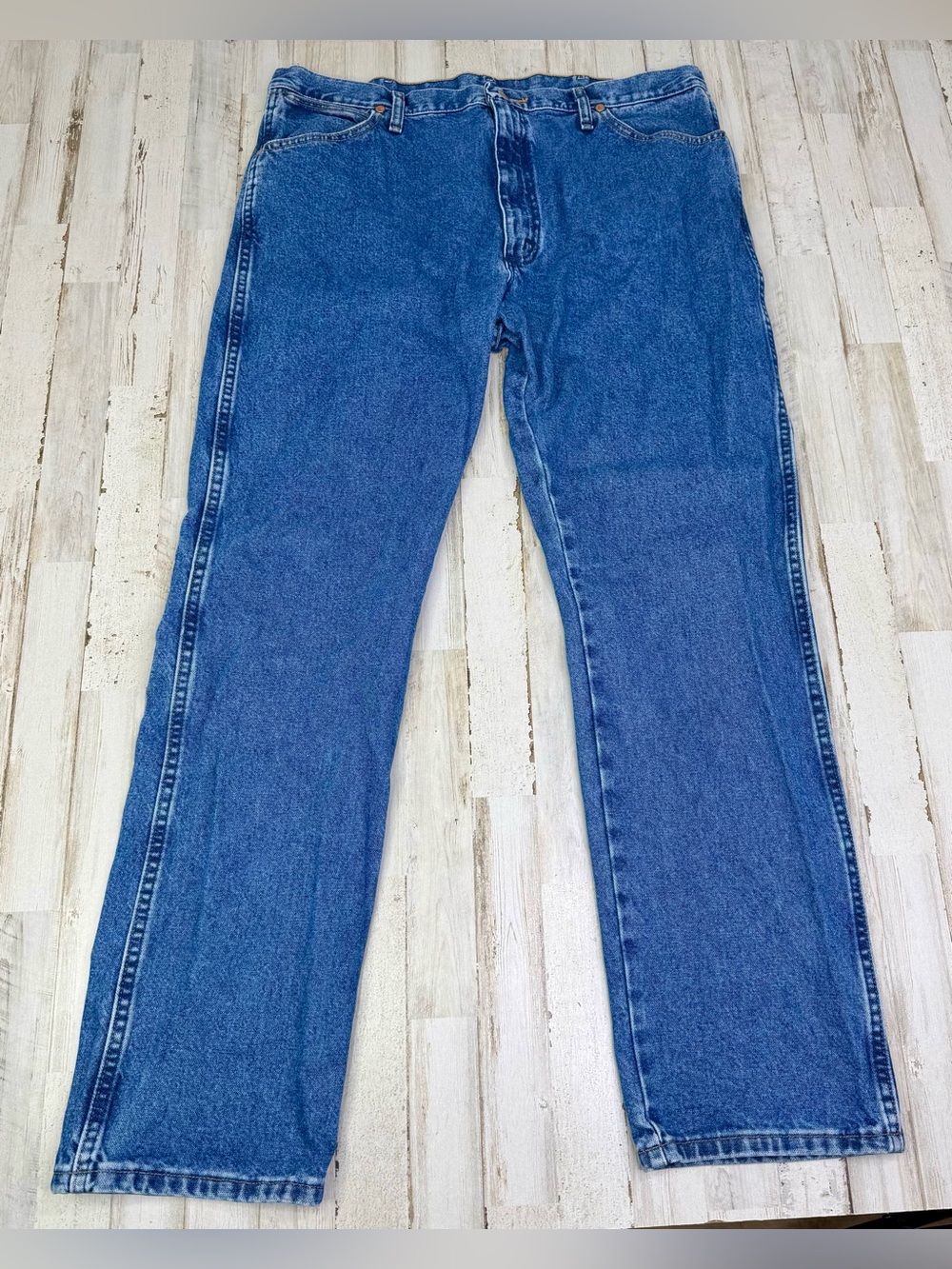 Wrangler Jeans Men's 38x33 Blue Cowboy Western Outdoors 1013MWZGK